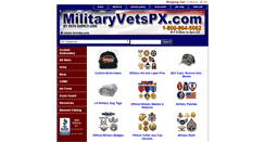 Desktop Screenshot of militaryvetspx.com