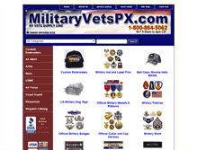 Tablet Screenshot of militaryvetspx.com